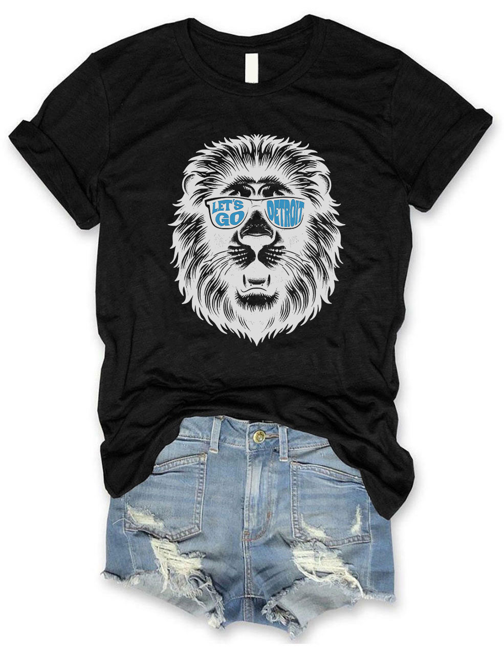 Lets Go Detroit Football T-Shirt