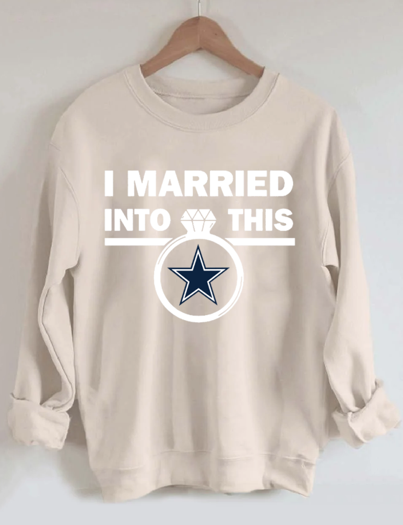Cowboy Star Football Sweatshirt