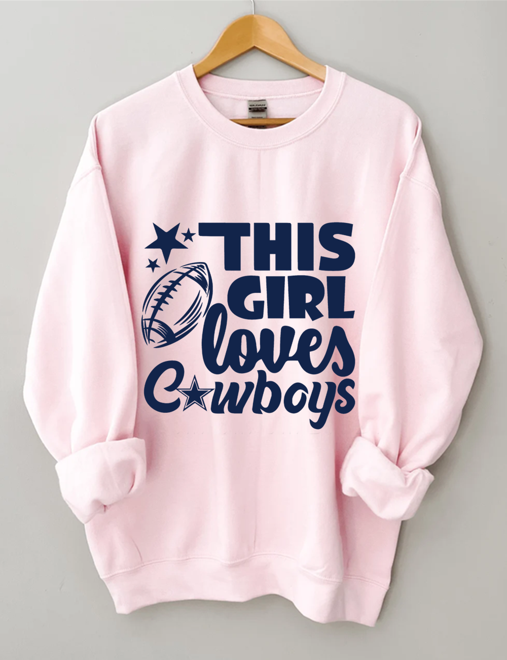 This Girl Loves Cowboys Football Sweatshirt