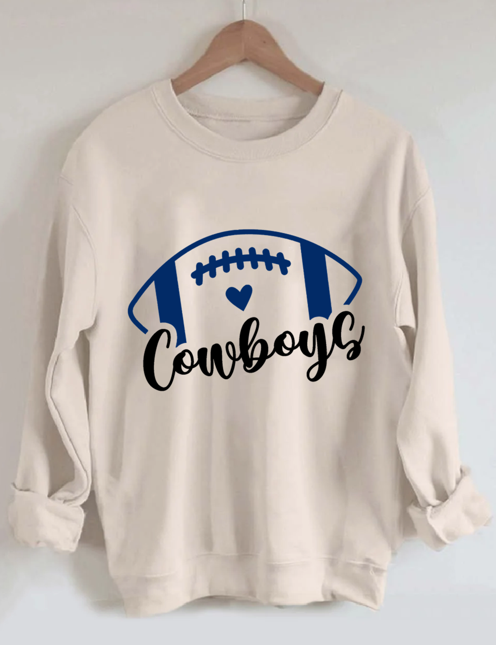 Cowboy Star Football Sweatshirt