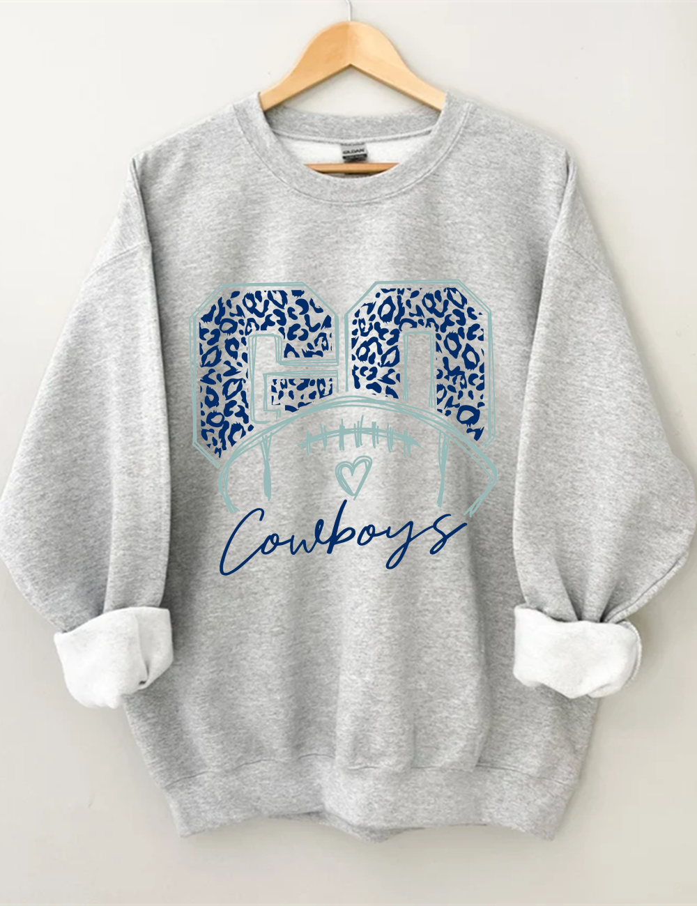 Cowboy Star Football Sweatshirt