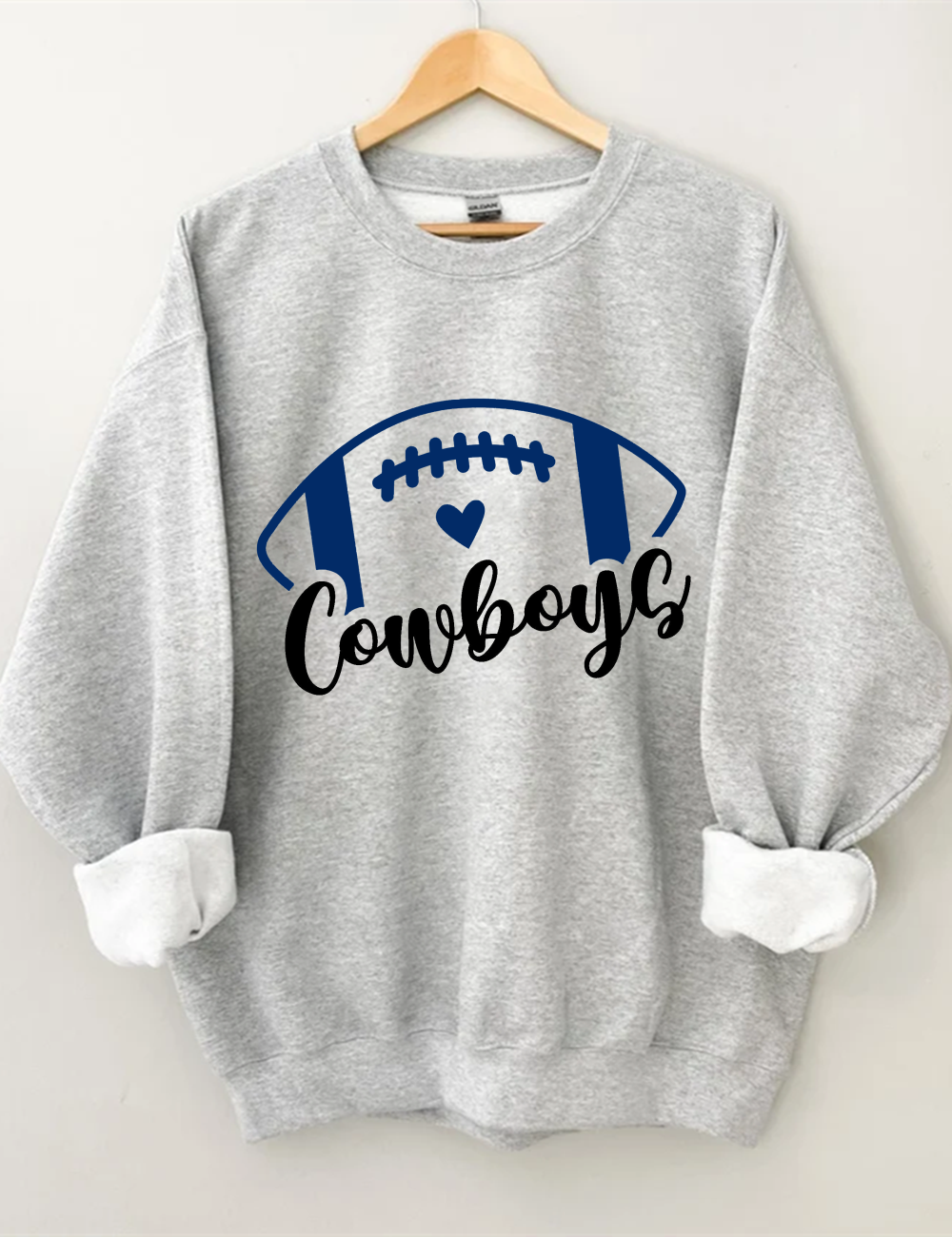 Cowboy Star Football Sweatshirt