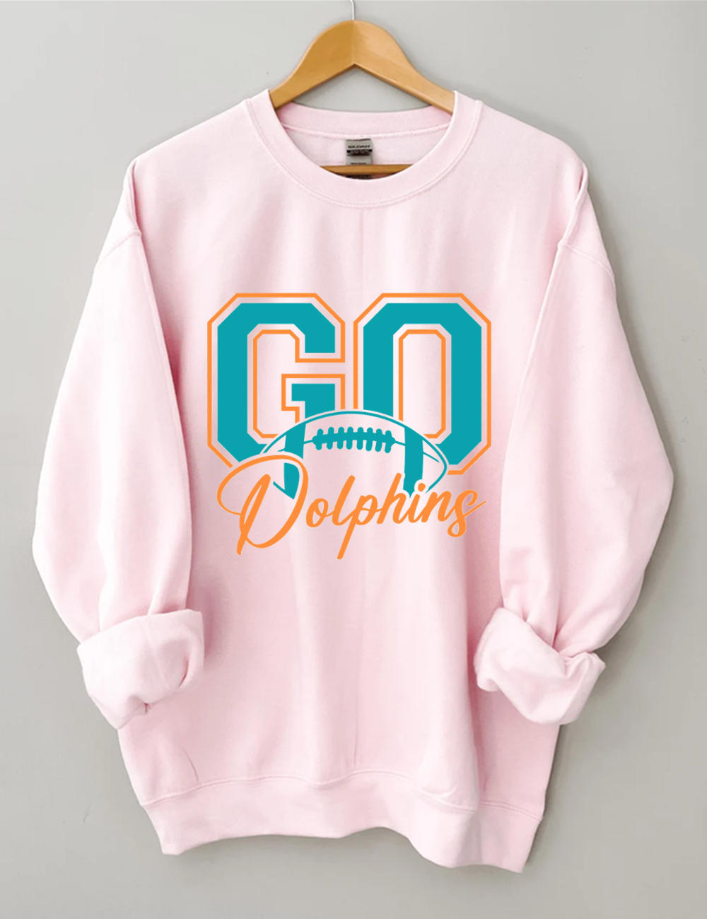 Go Dolphins Football Sweatshirt