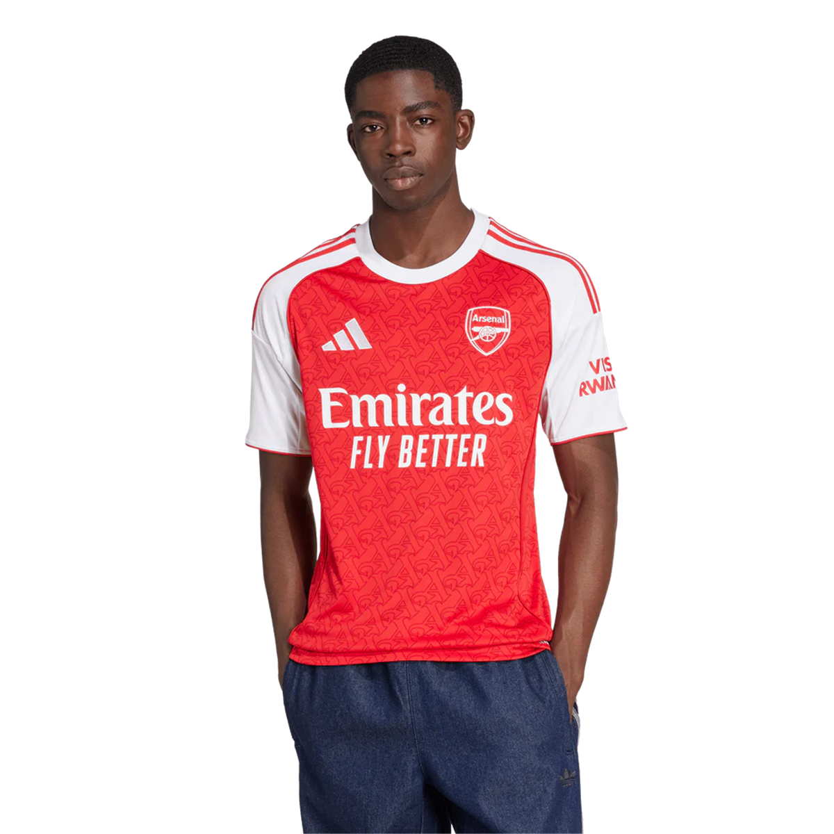 Arsenal 25/26 Home Soccer Jersey | Red-White | Men's