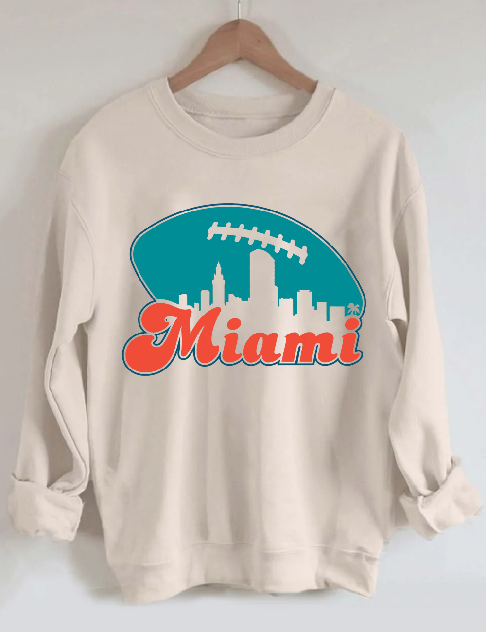 Miami Dolphins Football Sweatshirt