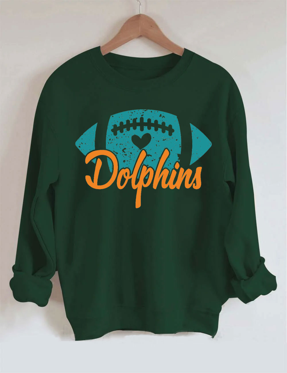 Miami Dolphins Football Sweatshirt