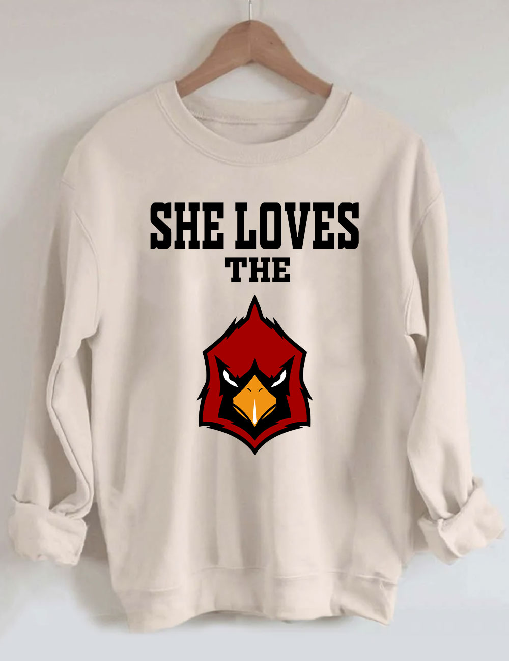 She Loves The Arizona Cardinals Football Sweatshirt