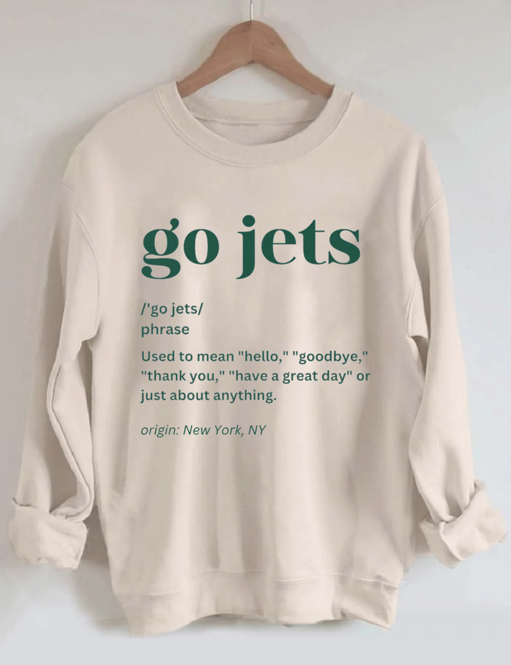 Go Jets Football Sweatshirt