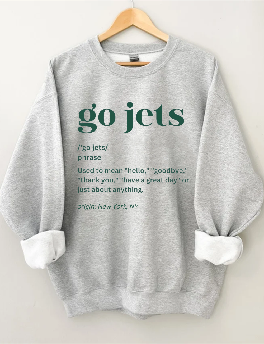 Go Jets Football Sweatshirt