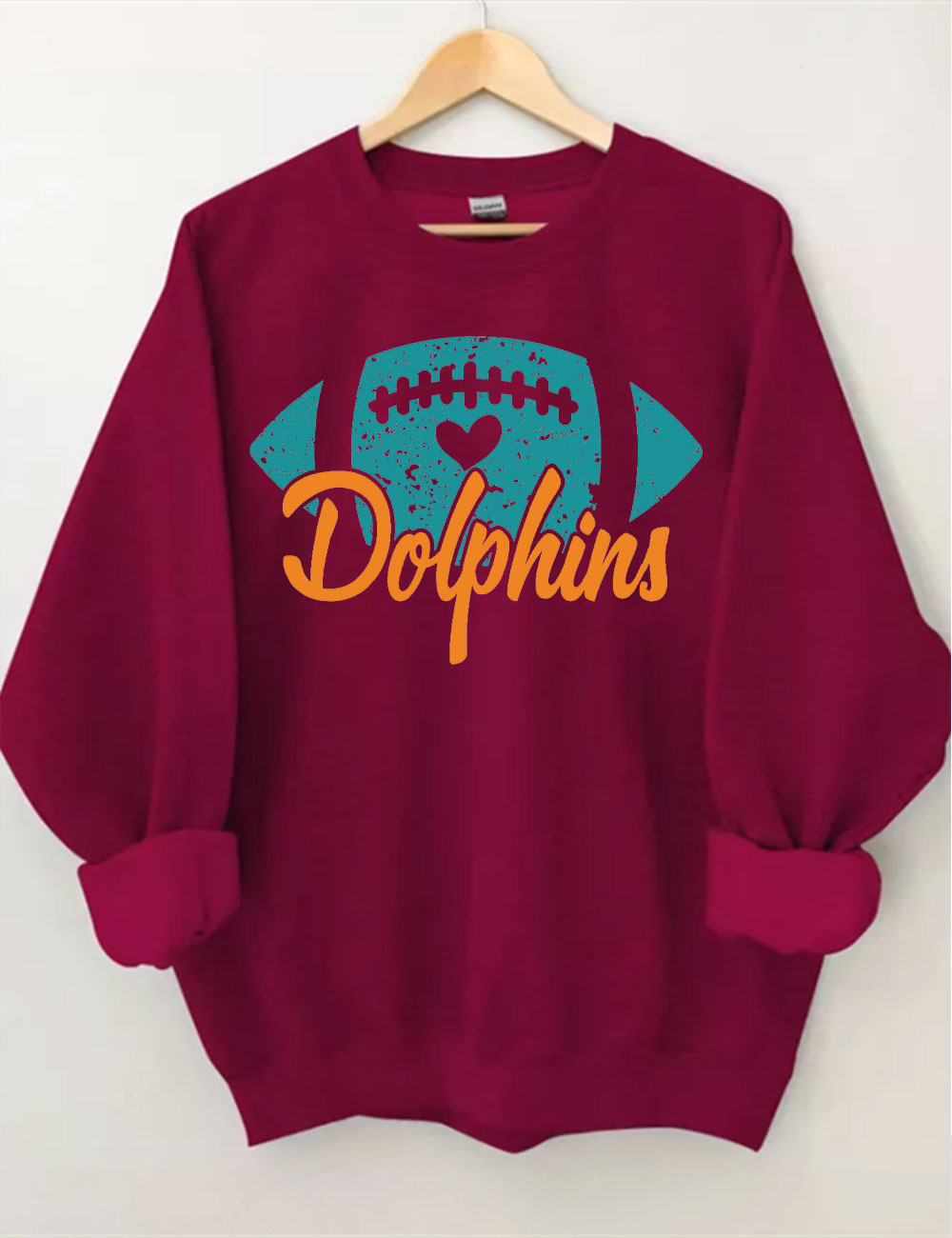 Miami Dolphins Football Sweatshirt