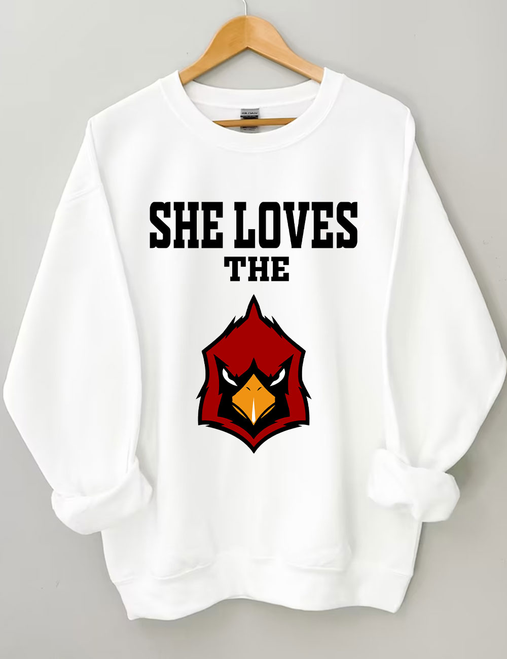 She Loves The Arizona Cardinals Football Sweatshirt