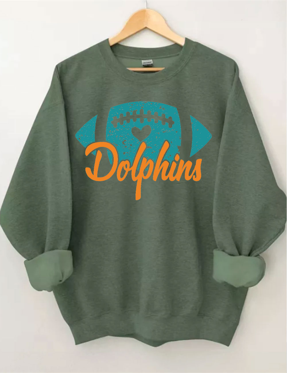 Miami Dolphins Football Sweatshirt