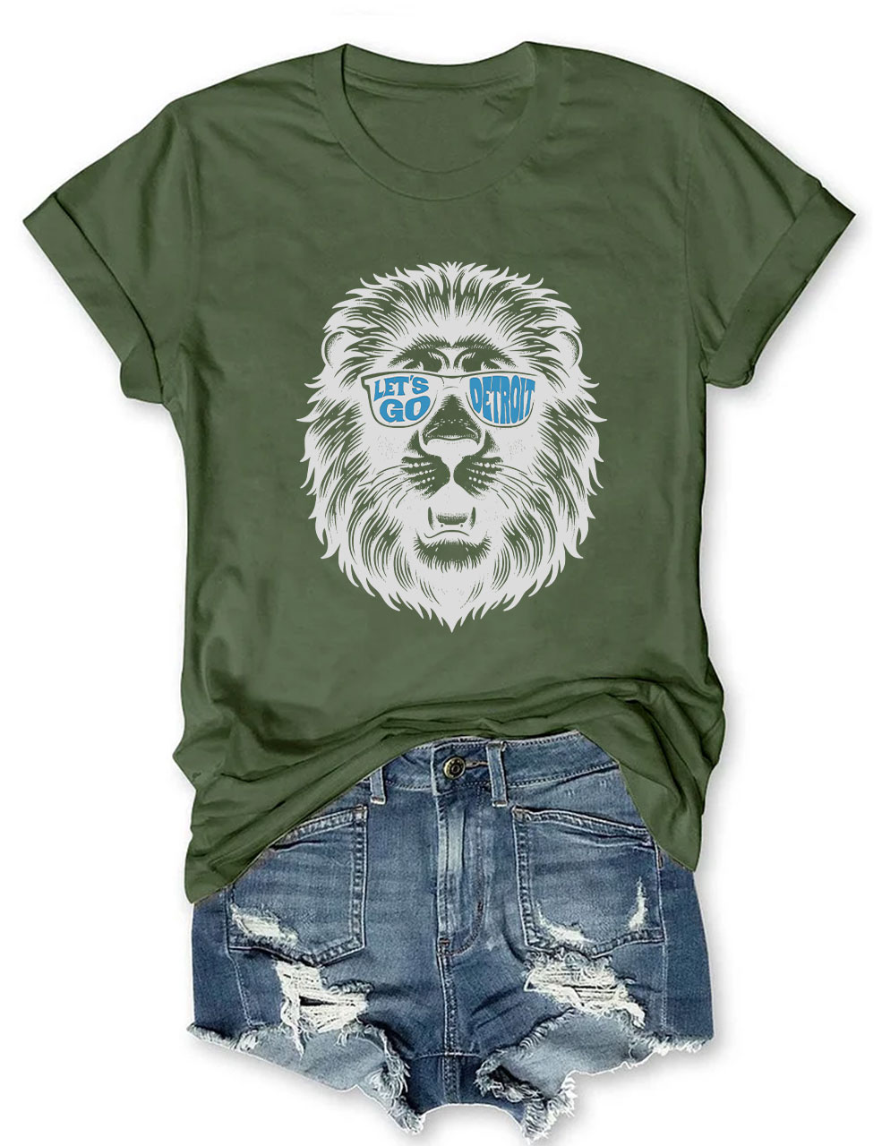 Lets Go Detroit Football T-Shirt