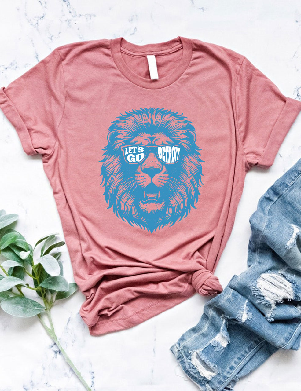 Lets Go Detroit Football T-Shirt
