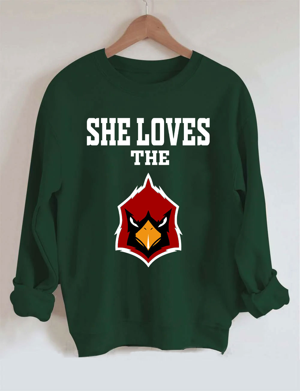 She Loves The Arizona Cardinals Football Sweatshirt