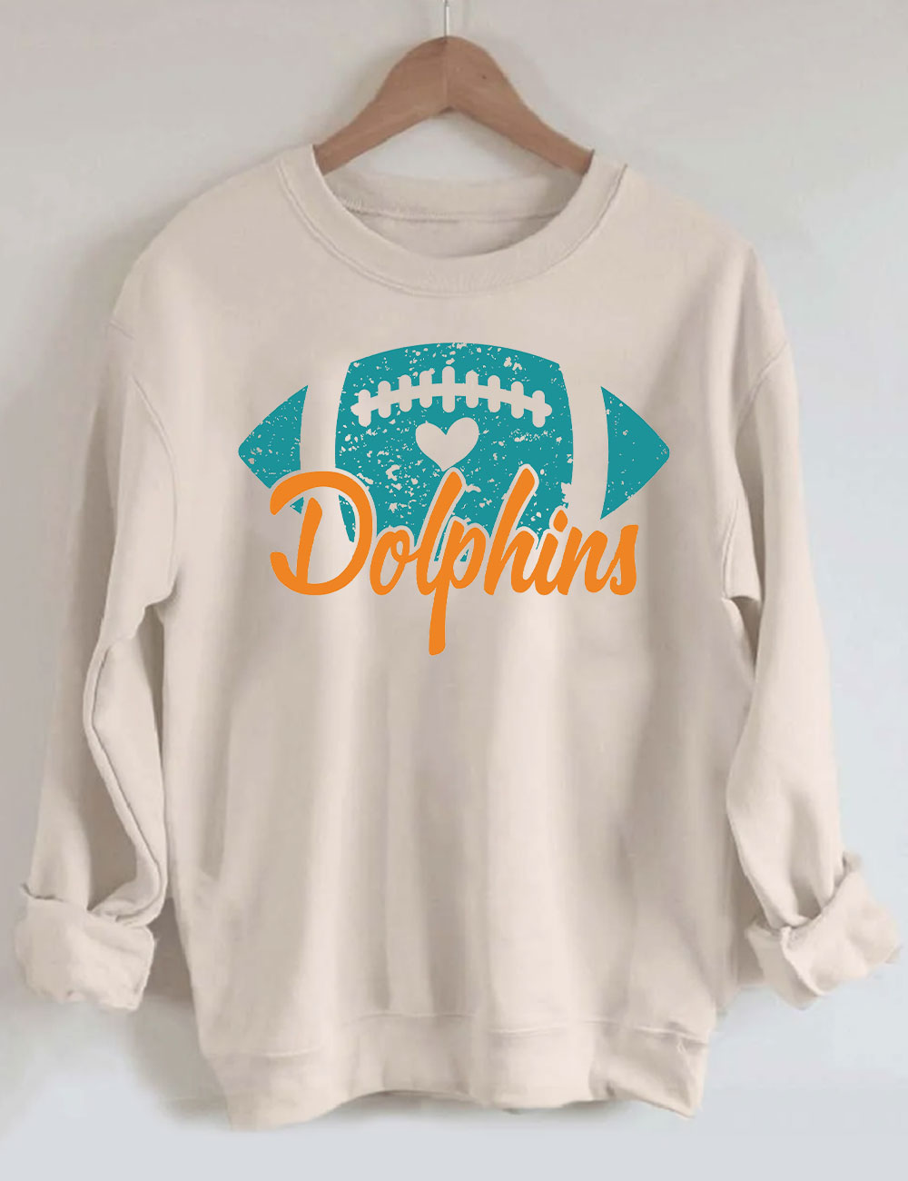 Miami Dolphins Football Sweatshirt