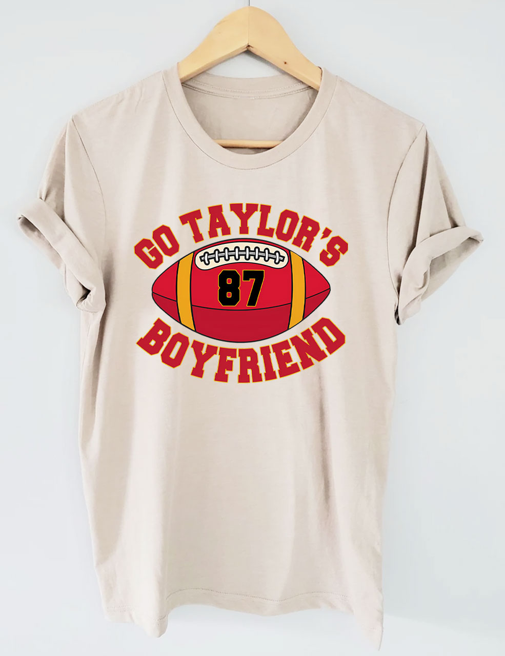 Go Taylor's Boyfriend Kelce Chiefs Football T-Shirt