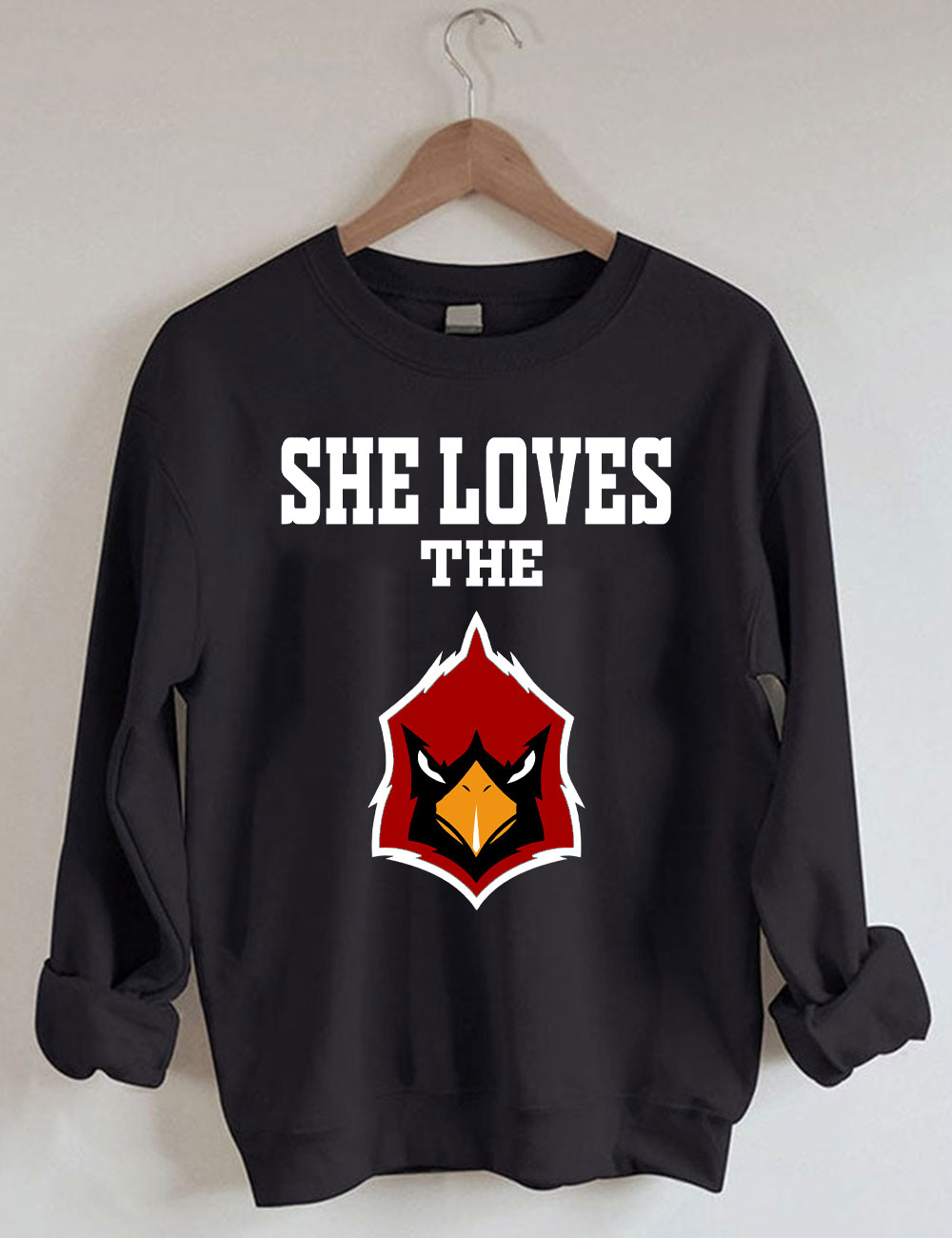 She Loves The Arizona Cardinals Football Sweatshirt