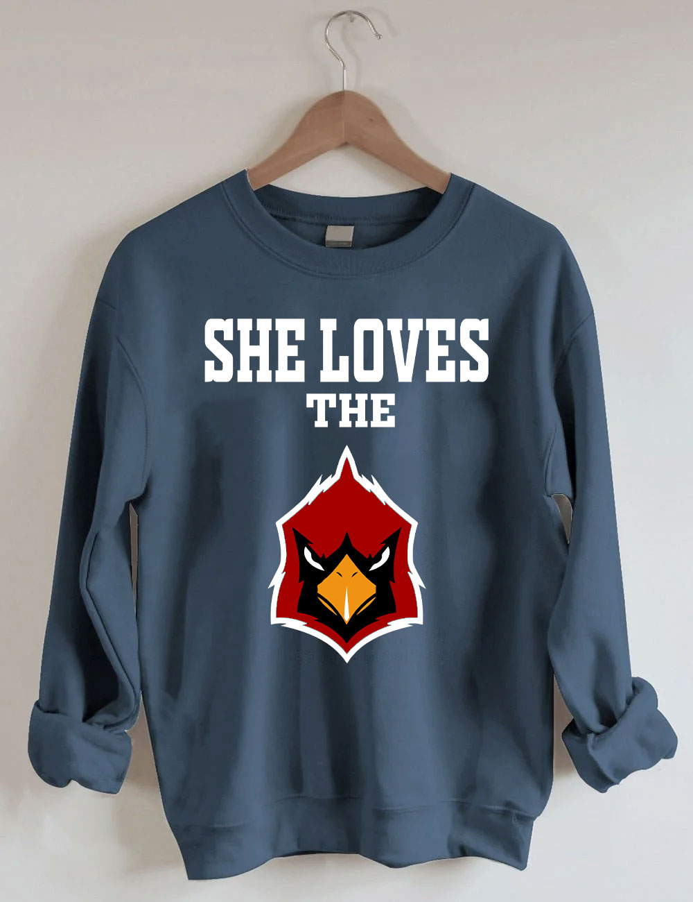 She Loves The Arizona Cardinals Football Sweatshirt