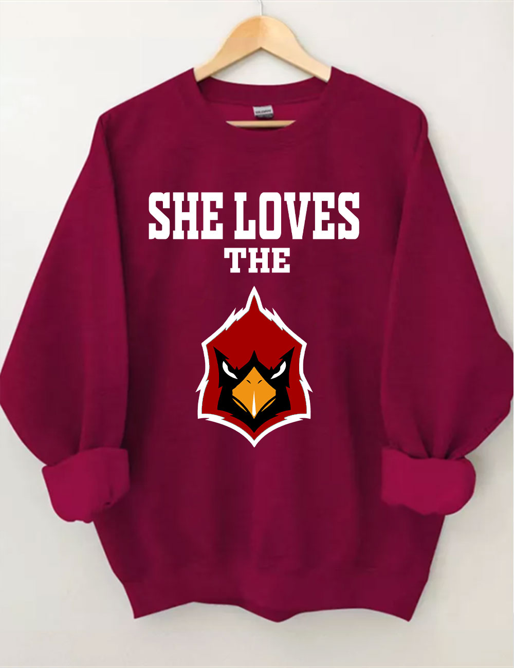 She Loves The Arizona Cardinals Football Sweatshirt