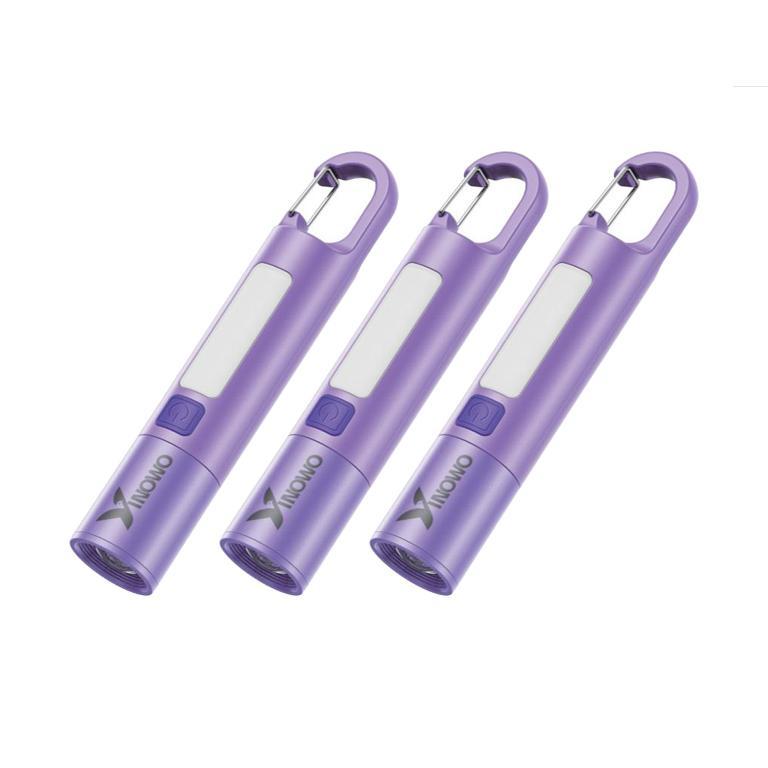 Rechargeable LED Flashlight: 3 Modes, IPX65 Waterproof & Durable for Camping, Fishing, Emergencies, Outdoor/Night Illumination