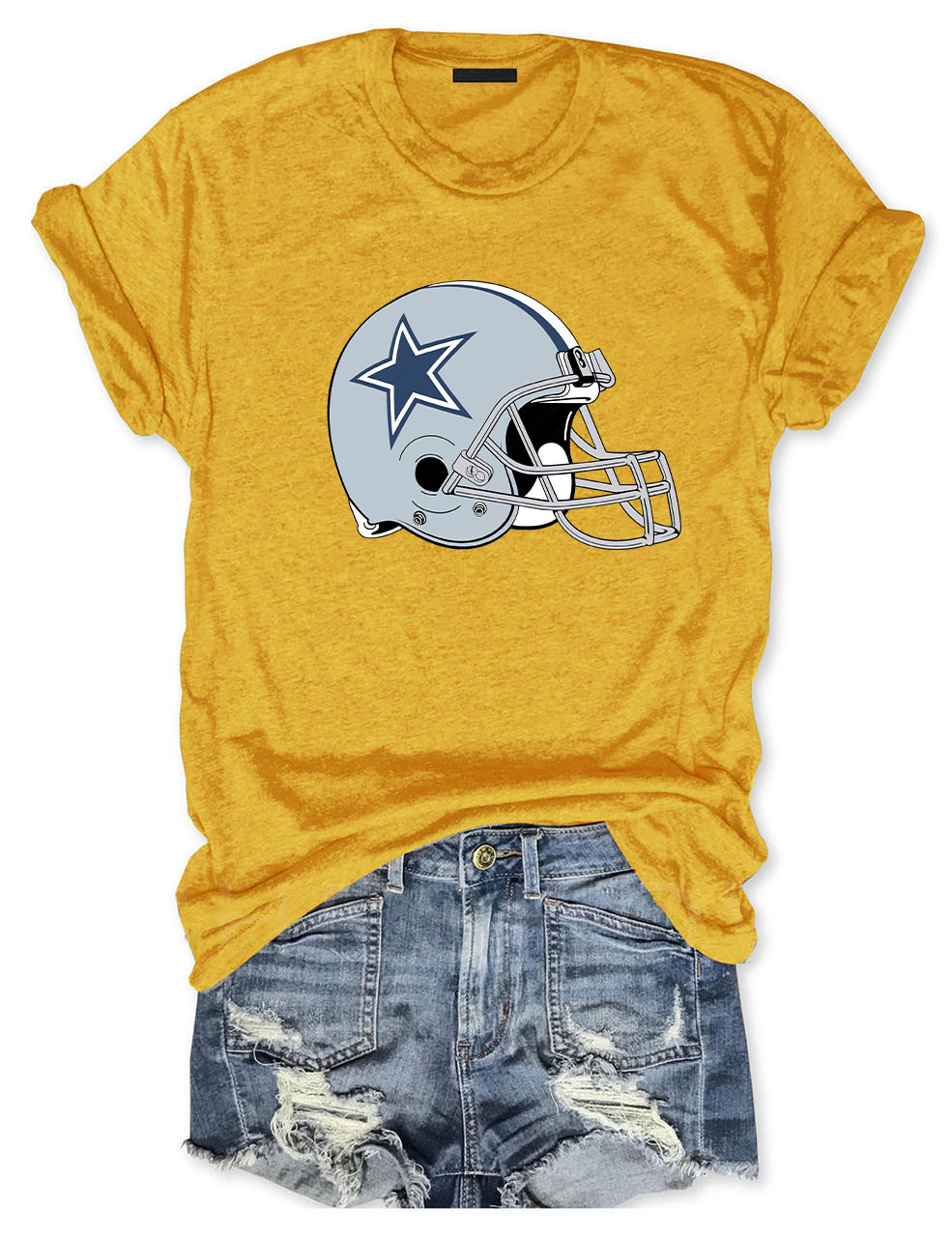 Cowboys Helmet Football T-Shirt
