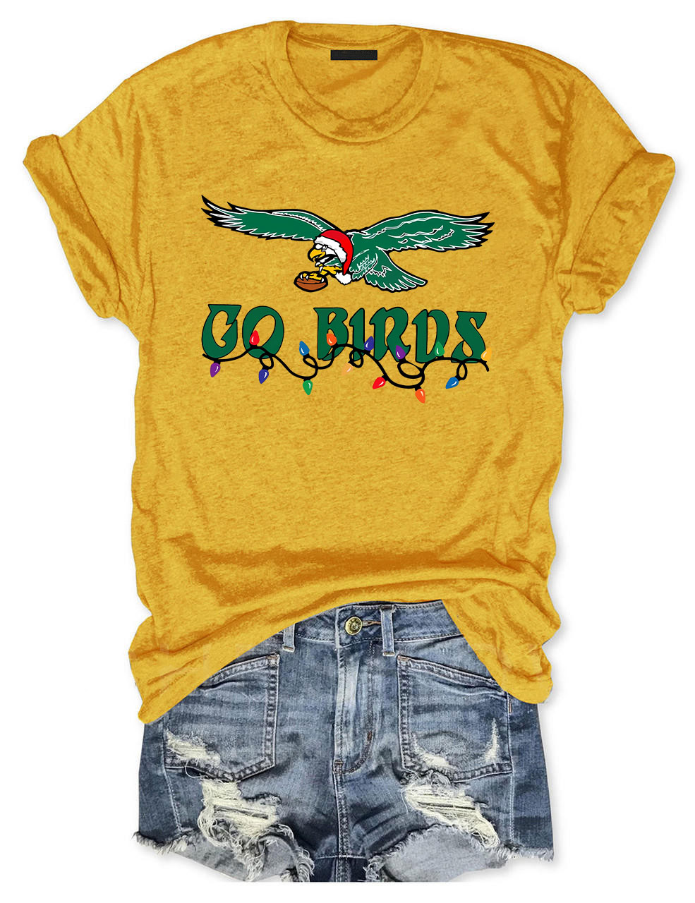 Go Birds Christmas Eagles T-Shirt
