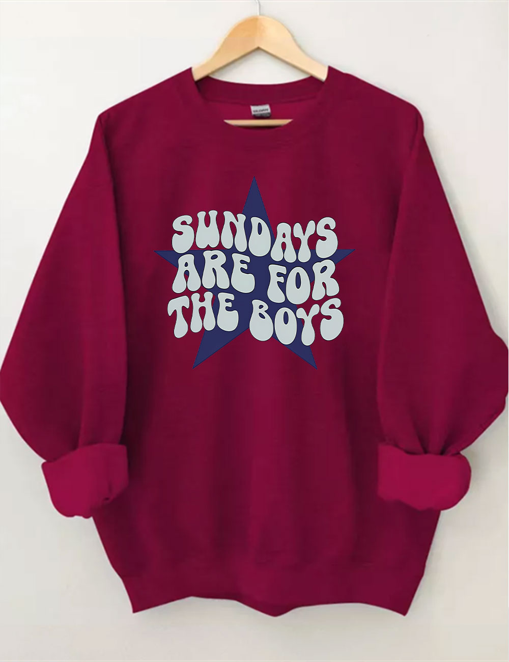 Sundays Are For The Boys Cowboys Football Sweatshirt