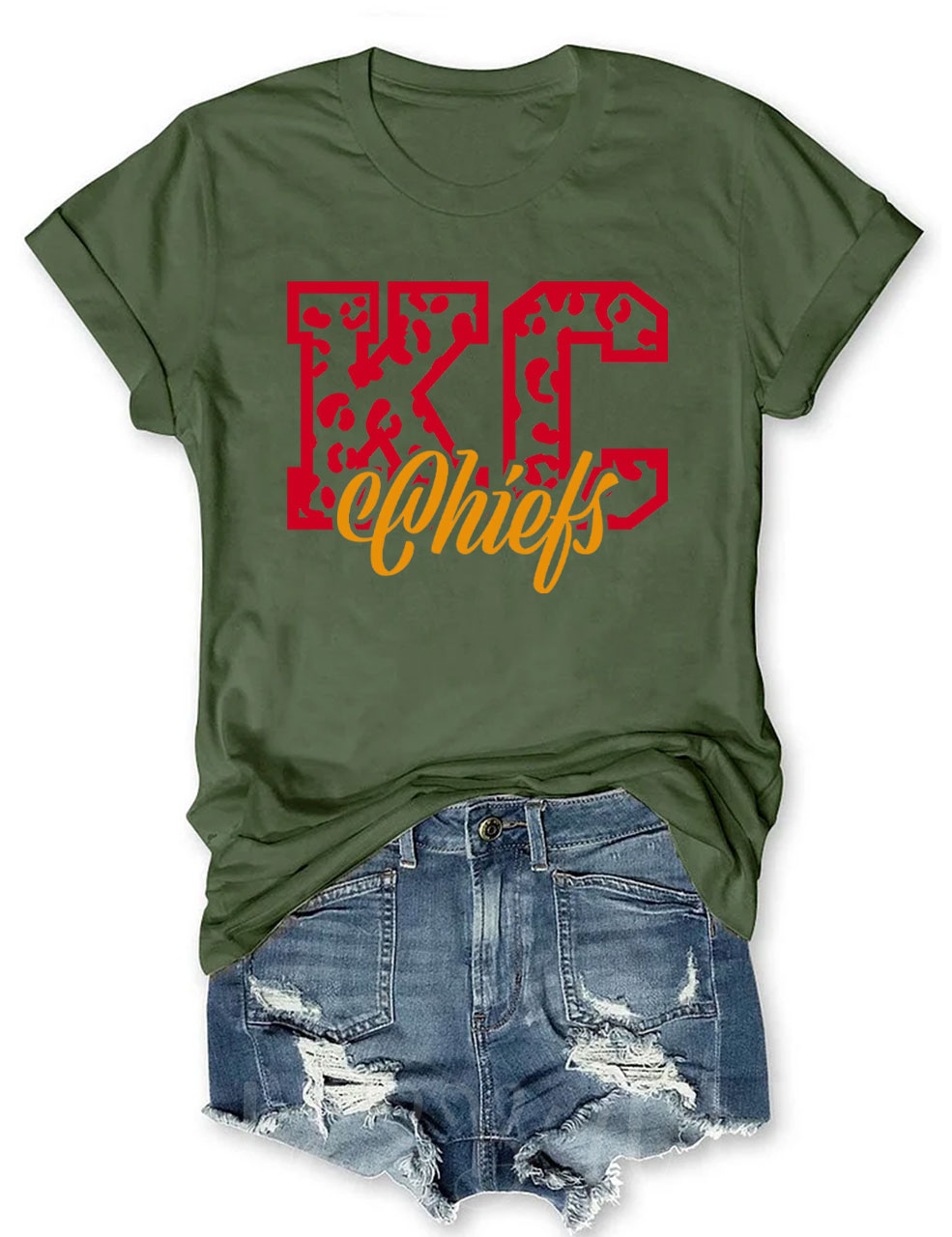 KC Chiefs Football T-Shirt