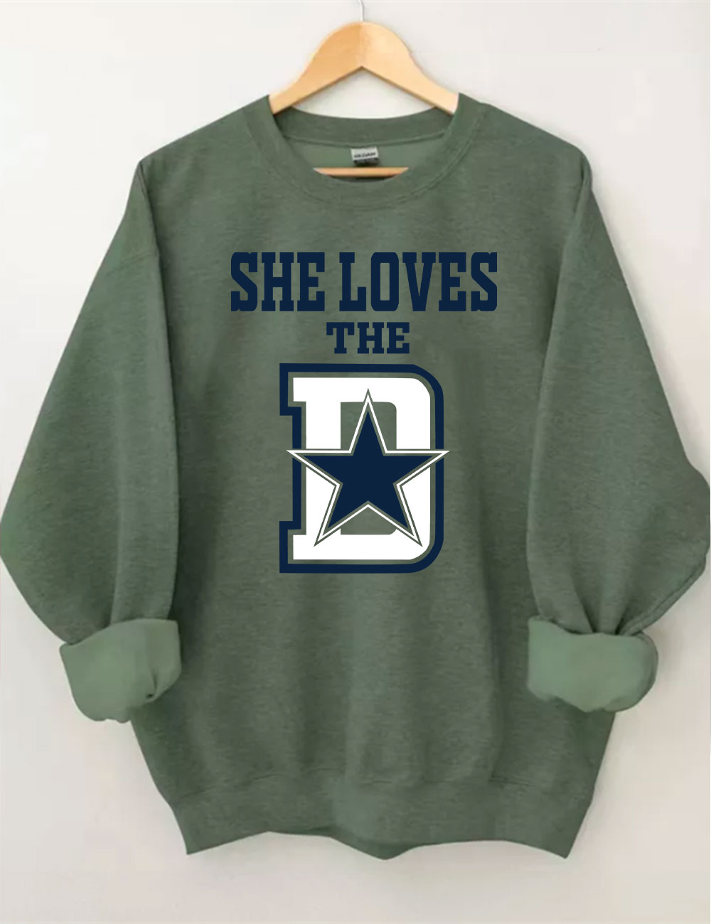 She Loves The Dallas Cowboys Sweatshirt
