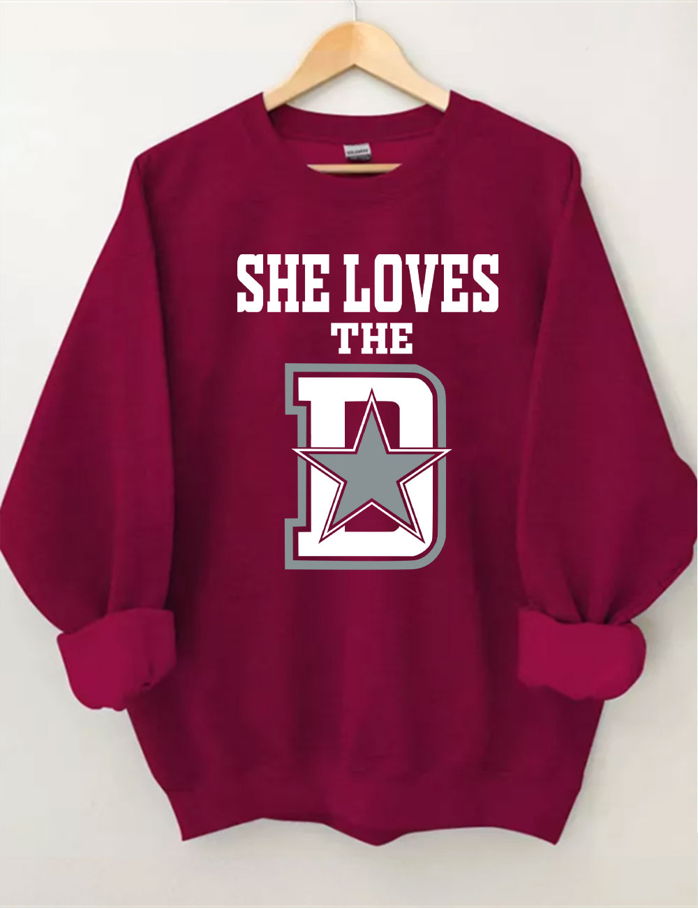 She Loves The Dallas Cowboys Sweatshirt