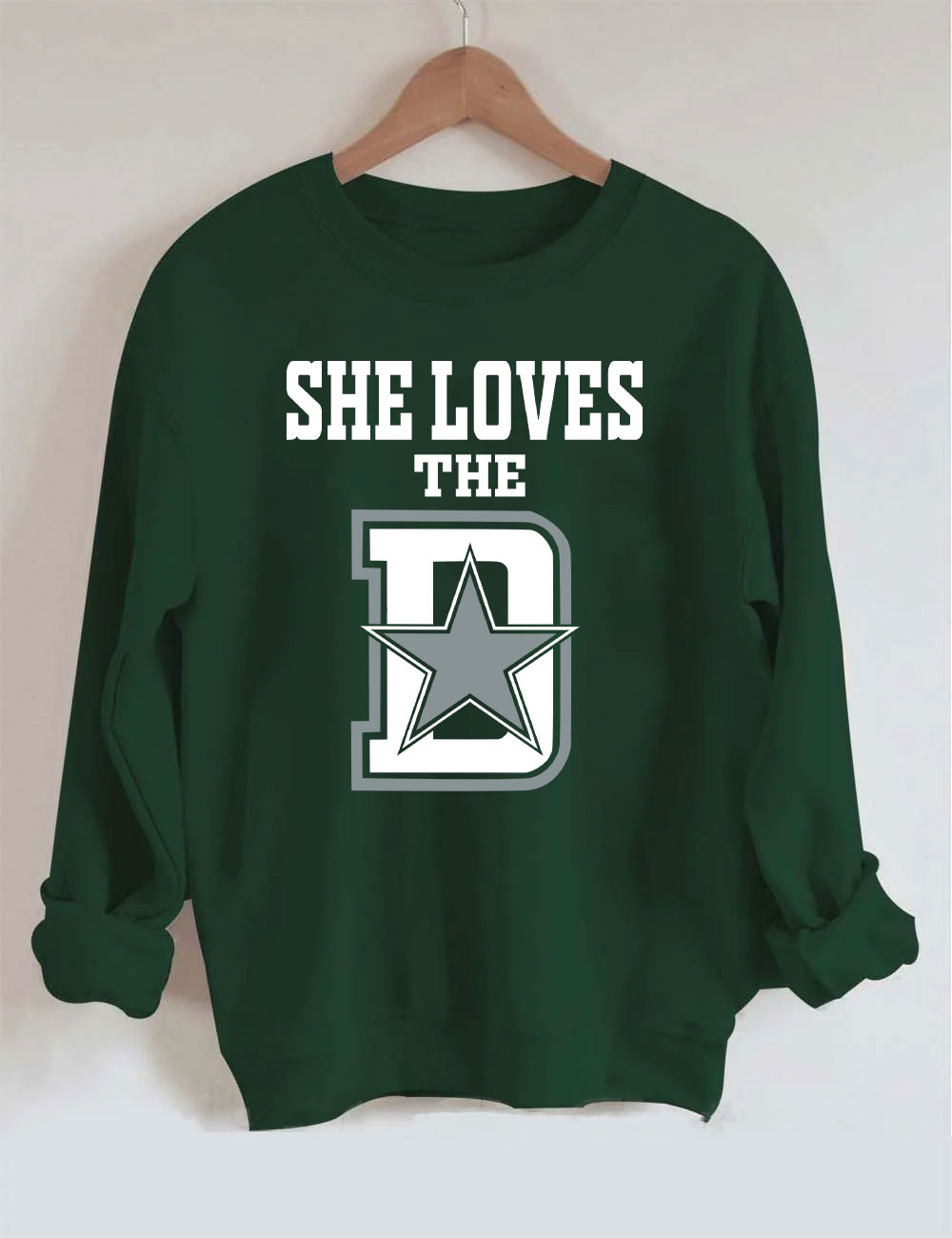 She Loves The Dallas Cowboys Sweatshirt