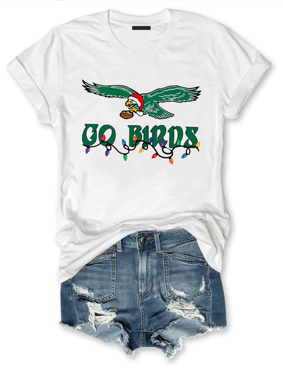 Go Birds Christmas Eagles T-Shirt