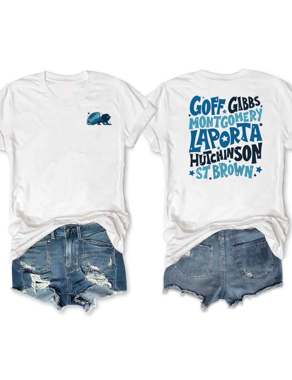 Detroit Game Day Football T-Shirt