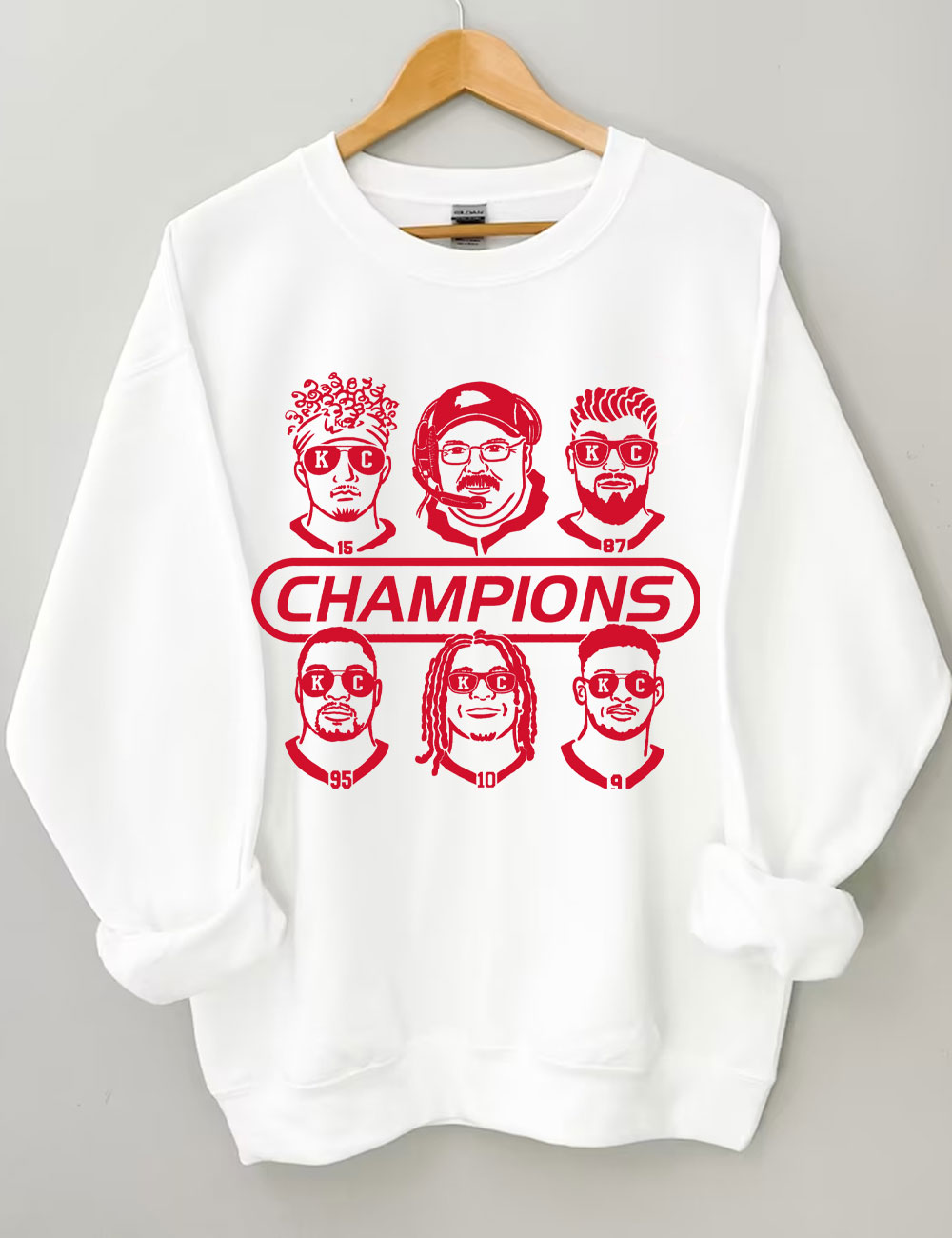 Kansas City Champs Team Football Sweatshirt