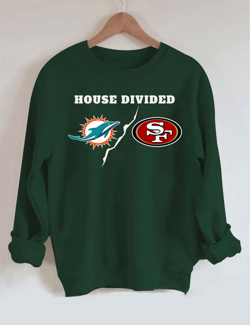 NFL CUSTOMIZED UNISEX House Divided Sweatshirt