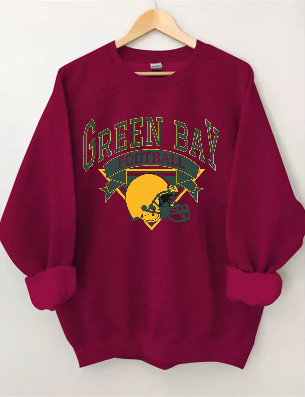 Retro Green Bay Football Sweatshirt