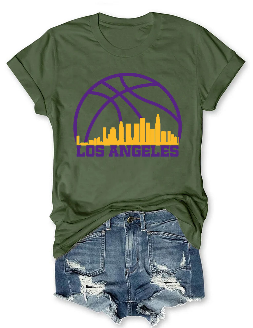 Los Angeles Basketball T-Shirt