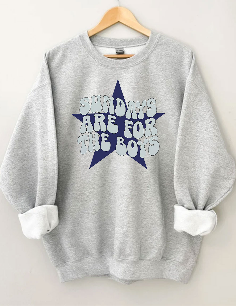 Sundays Are For The Boys Cowboys Football Sweatshirt