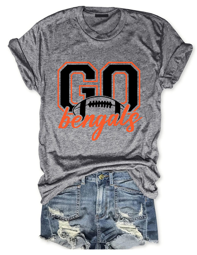 Go Bengals Football T-Shirt