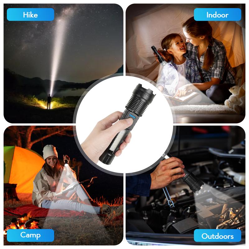 Strong Light Flashlight Waterproof Camping, Mountaineering, Fishing, Lights