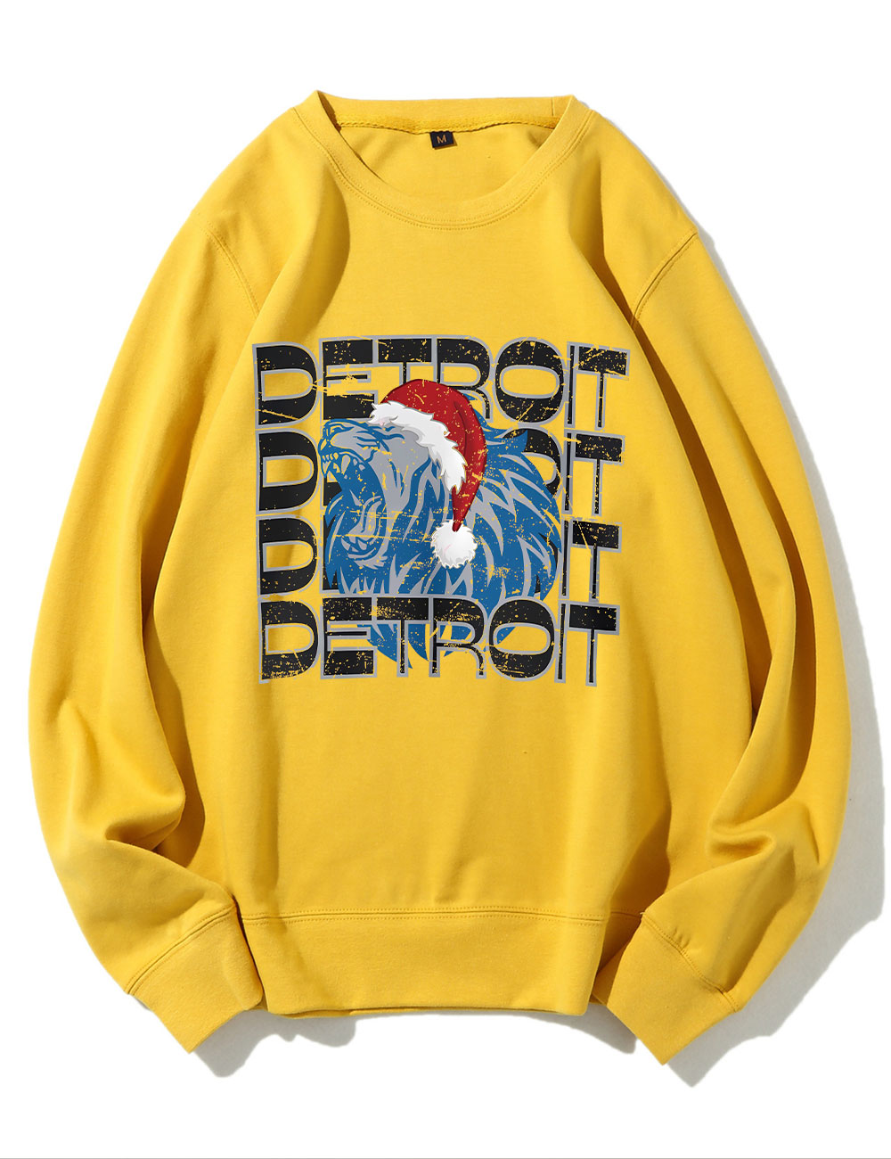 Detroit Santa Christmas Football Sweatshirt