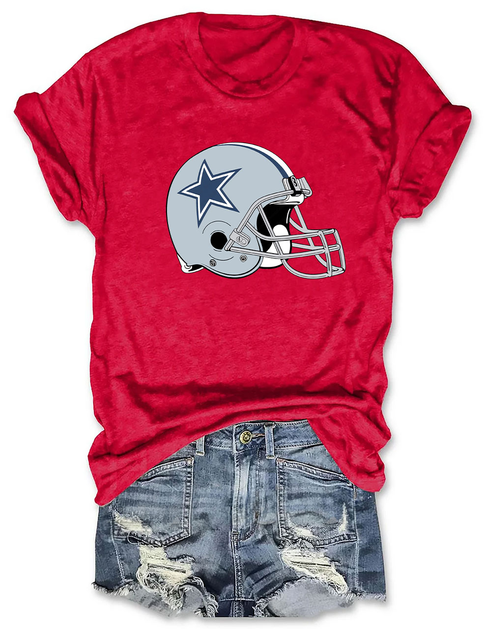 Cowboys Helmet Football T-Shirt