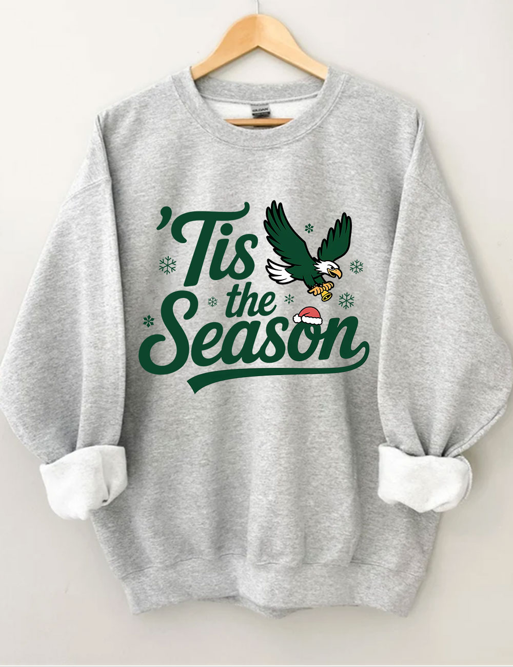 Tis The Season Philadelphia Christmas Football Sweatshirt