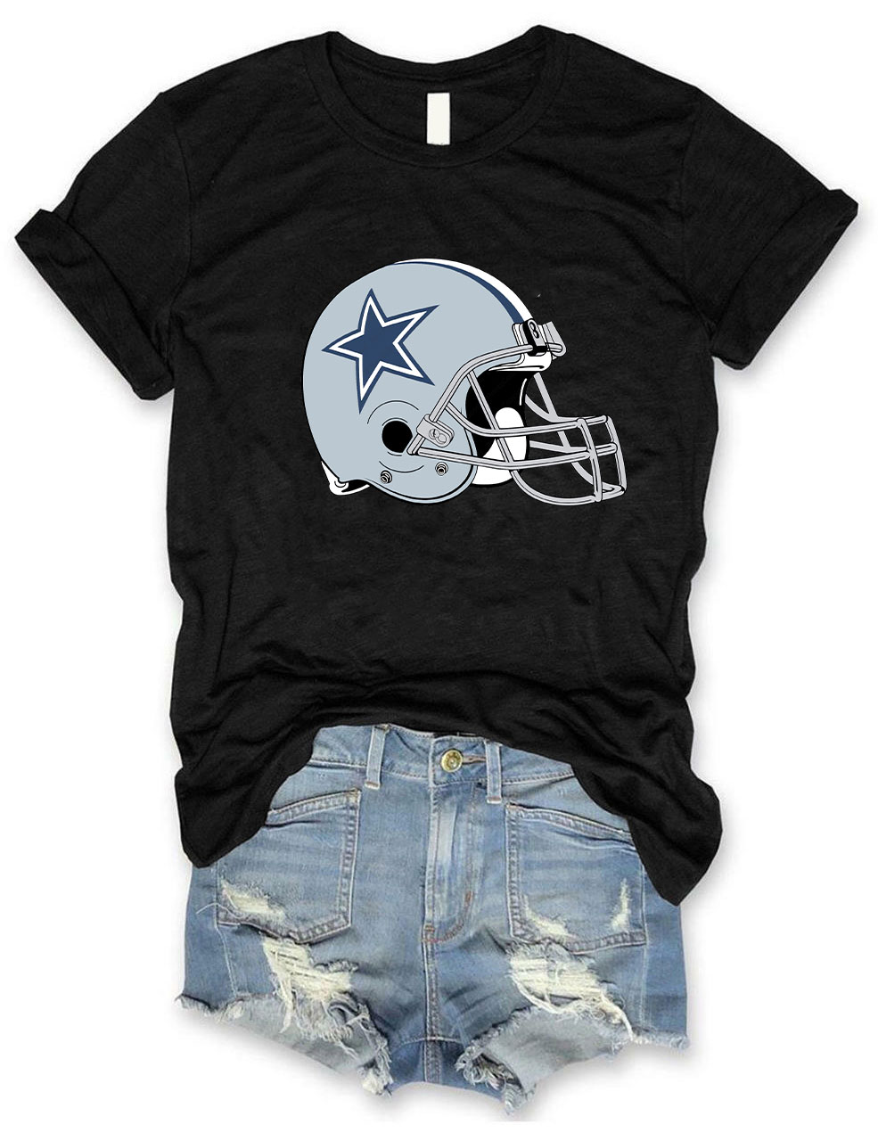 Cowboys Helmet Football T-Shirt