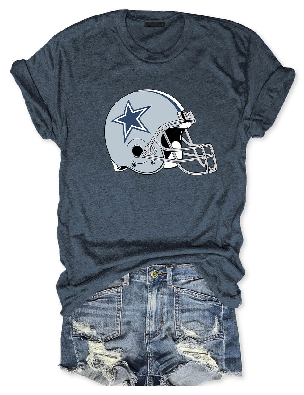 Cowboys Helmet Football T-Shirt