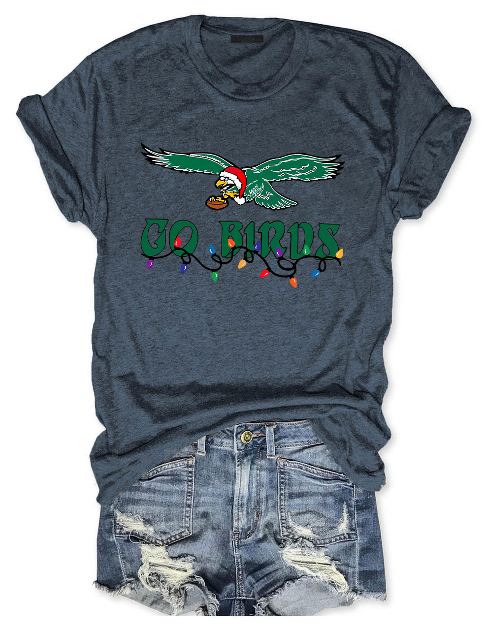 Go Birds Christmas Eagles T-Shirt