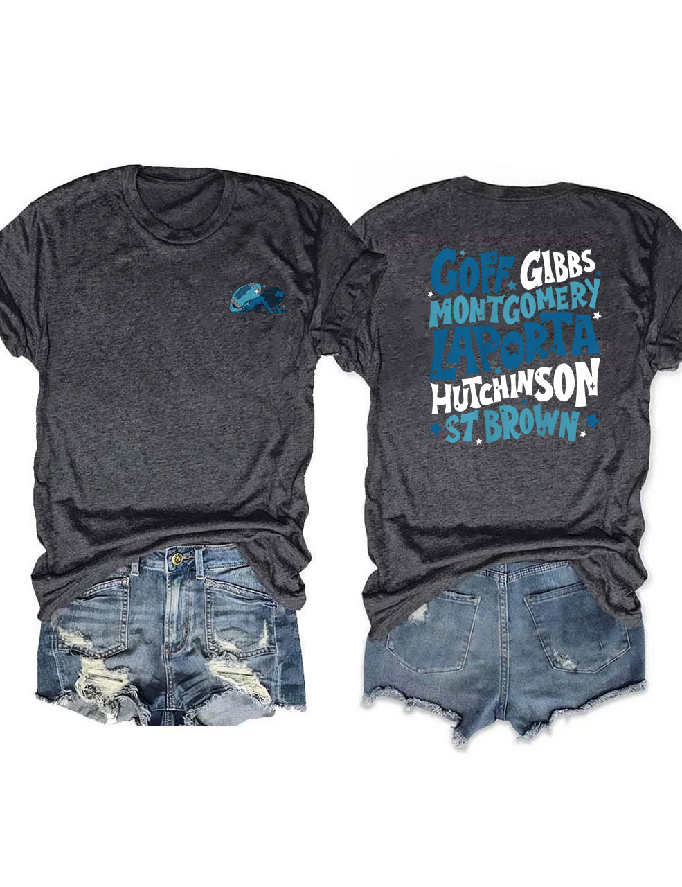 Detroit Game Day Football T-Shirt