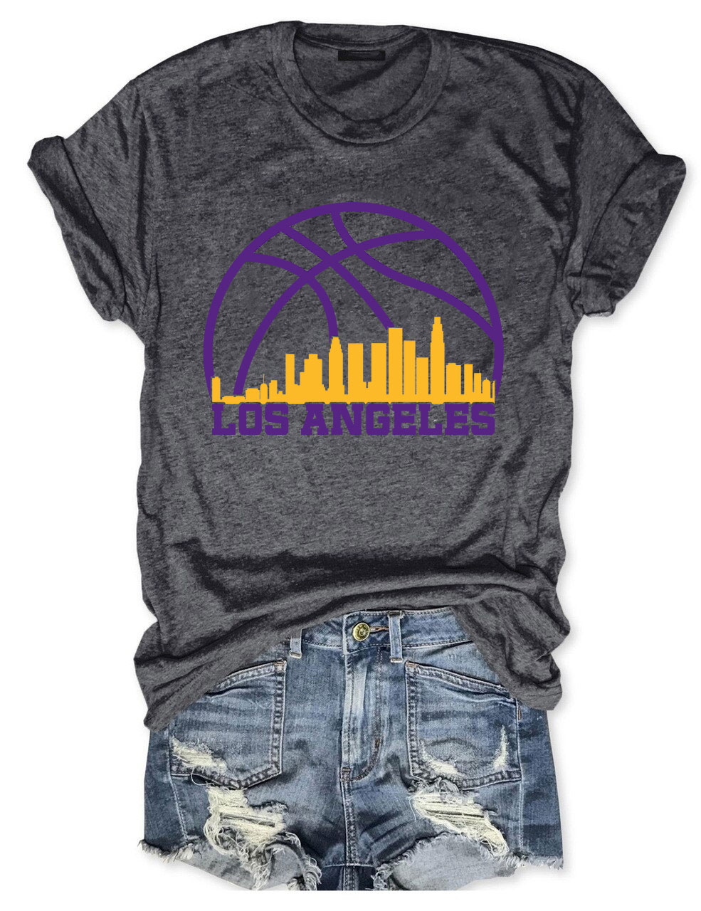 Los Angeles Basketball T-Shirt