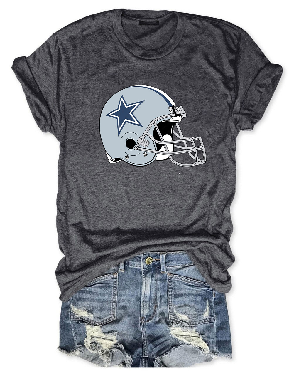 Cowboys Helmet Football T-Shirt